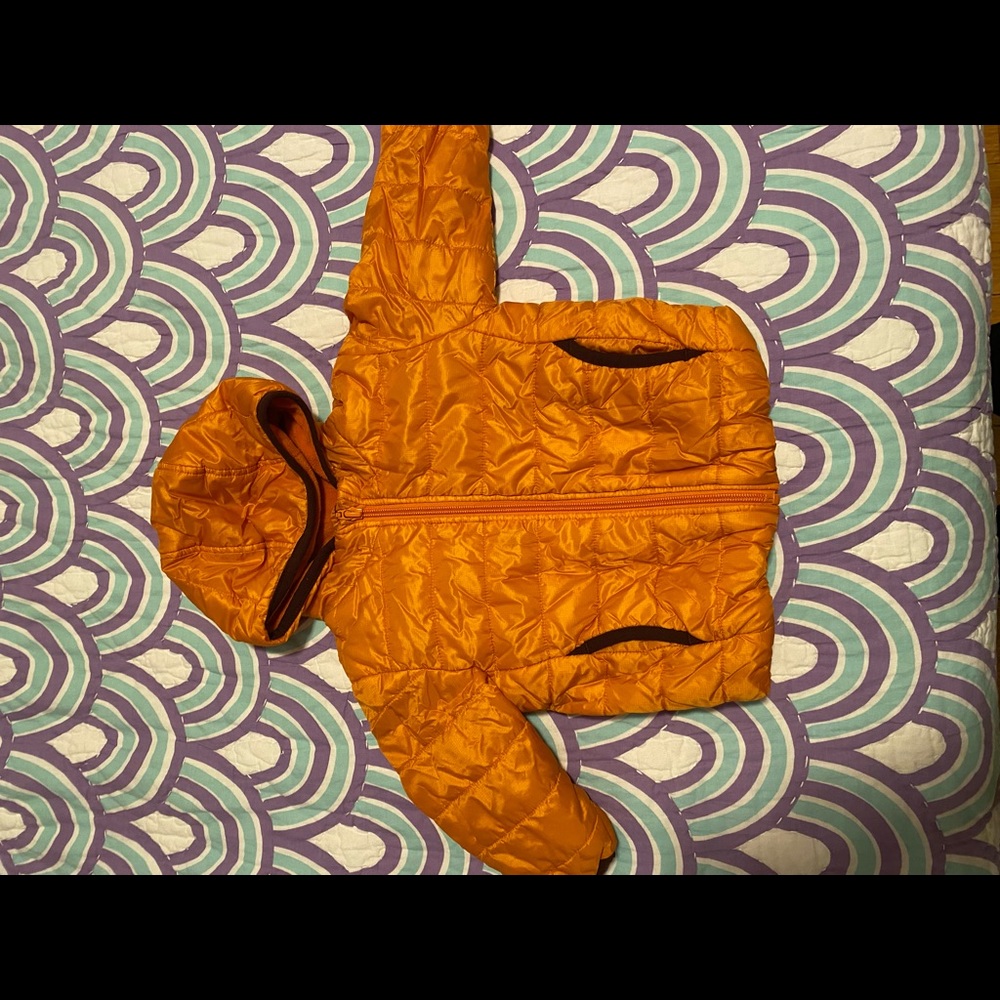 UNIQ Baby Orange winter jacket 18m- 2t perfect for fall.